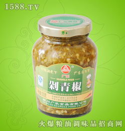 广乐剁青椒 200g瓶装 火爆粮油调味品招商网